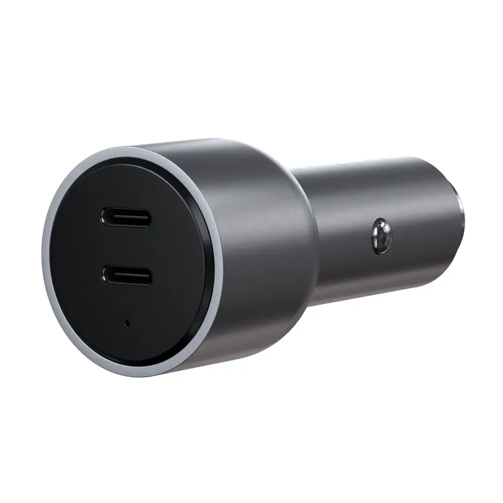 Adaptador de carga para Auto Satechi 40W Doble USB-C - Gris Espacial - Image 3