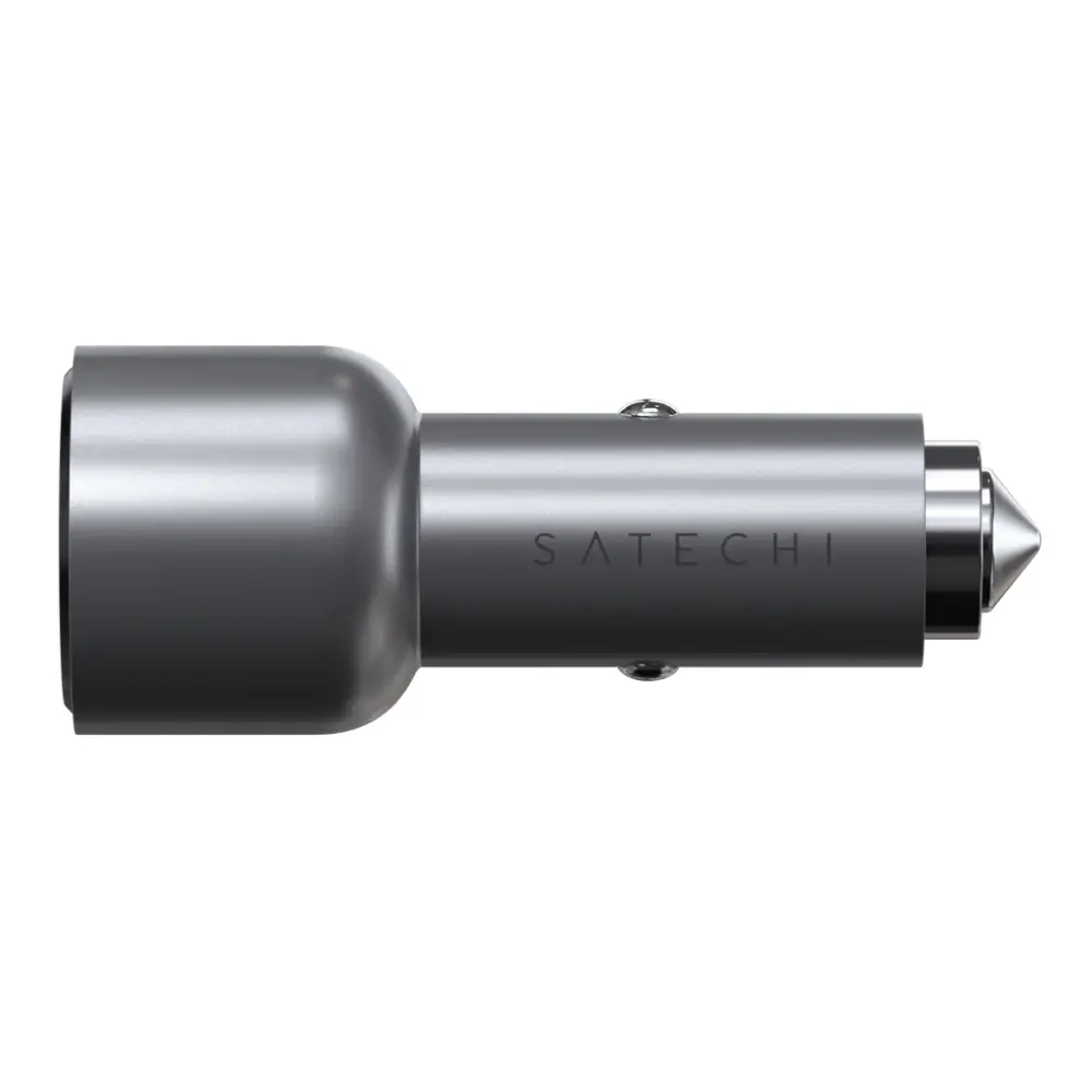 Adaptador de carga para Auto Satechi 40W Doble USB-C - Gris Espacial - Image 4