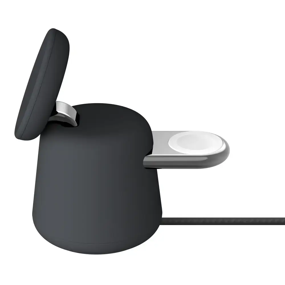 Base de Carga Inalambrica Belkin 2 en 1 con MagSafe - Negro - Image 4